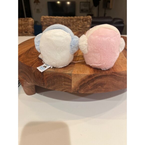 Jellycat Amuseables Toastie Pink & White Marshmallows Plush With Earmuffs For Ki - Picture 6 of 7